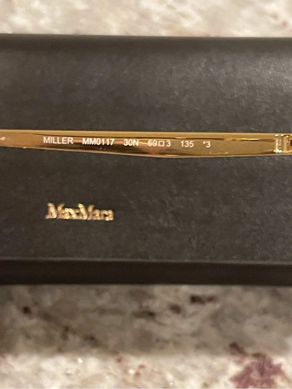 MAX MARA MM0117 SUNGLASSES IN GOLD DARK GREEN